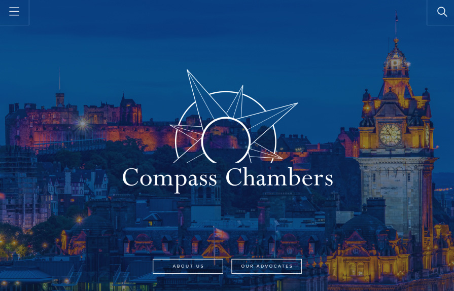 Compass Chambers website page