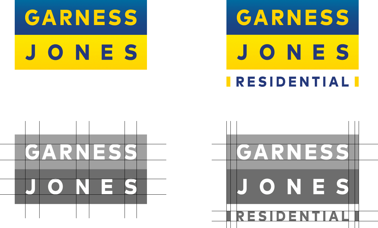 Garness Jones Brand Identity Design